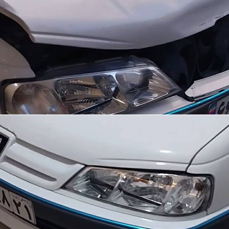 قبل و بعد صافکاری pdr